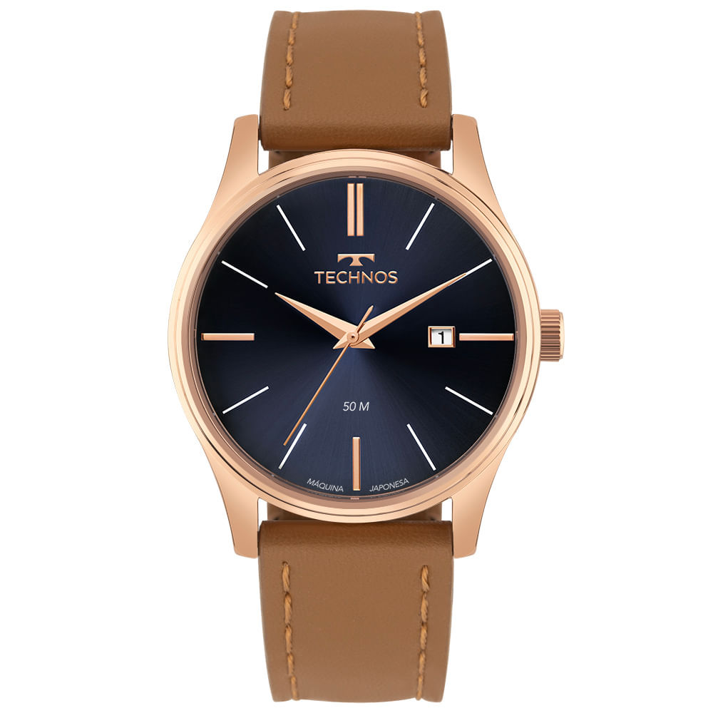 Relógio Technos Masculino Steel Rosé - 2115UBQ/0A | Shopee Brasil