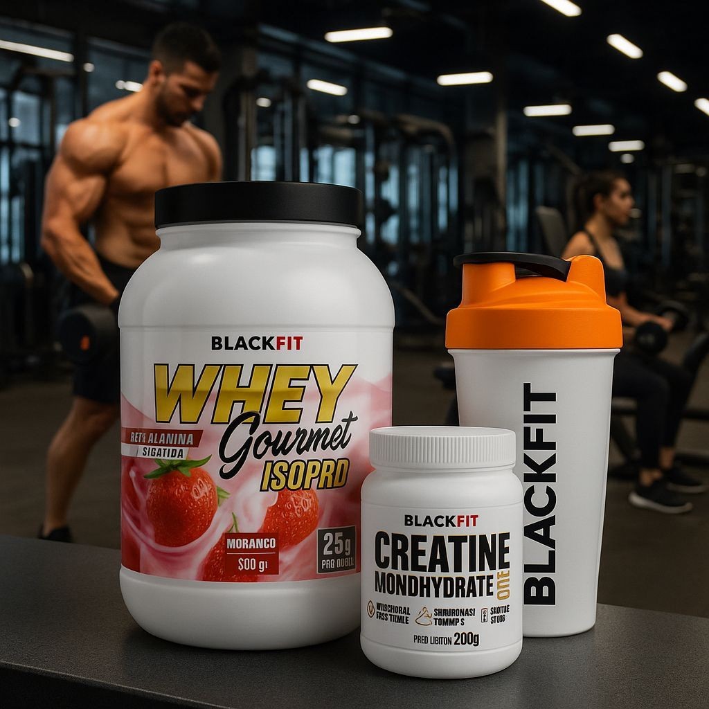 KIT Whey + creatina + Coqueteleira pro fit Growth Fit creatina Pre ...