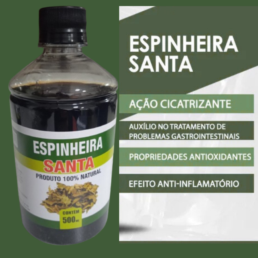Espinheira Santa Liquido AZIA, MÁ DIGESTÃO ÚLCERA REFLUXO ESOFAGITES ...