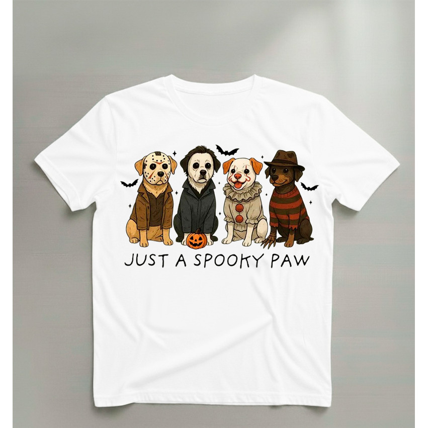 CAMISA HALLOWEEN CACHORRO UNISSEX CAMISETA CONFORTAVEL DOG