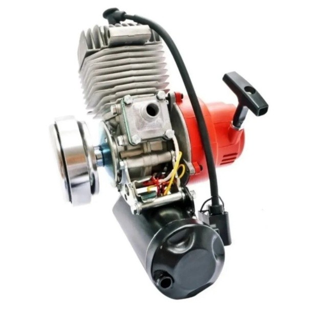 motor de mobilete 75 cilindradas completo novo com partida manual mais ...