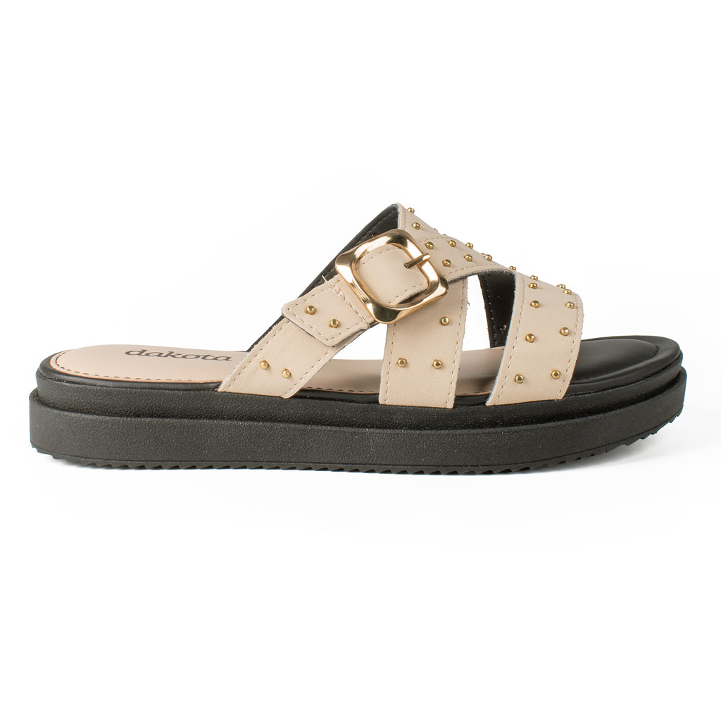 Chinelo Papete Dakota Flatform Fivela Spikes Y9701 | Shopee Brasil