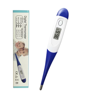 Termômetro Clínico Digital com Ponta Flexível  MARISA em Oferta na Shopee