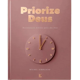 Priorize Deus 2026 | Capa Dura | Michel Simplício | Mocha Edição Limitada em Oferta na Shopee