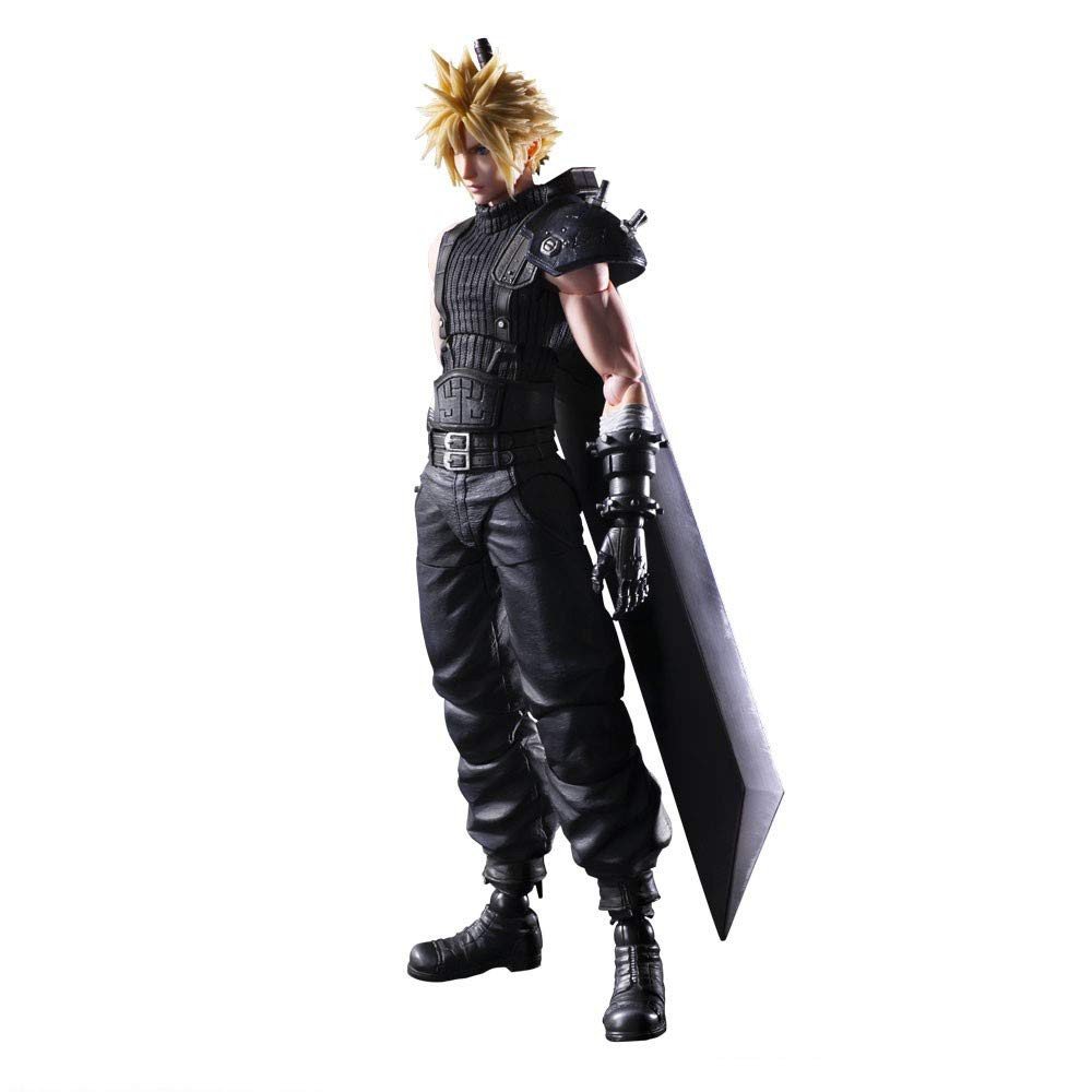 Final Fantasy VII Remake PLAY ARTS改 Cloud Strife Versão 2 figura PVC pintada móvel