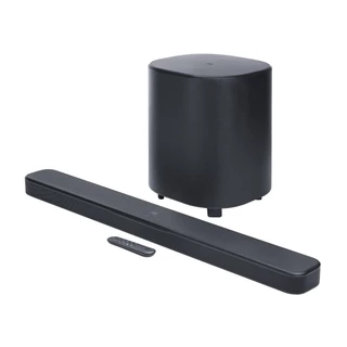 Soundbar JBL Bar 500 com 5.1 Canais Wireless 375W  RMS, Tecnologia MultiBeam 3.0™ e Dolby Atmos® em Oferta na Shopee