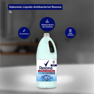 Sabonete Líquido Antibacterial 2L Rexona