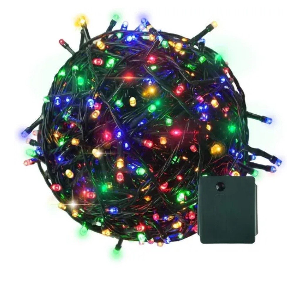 Pisca pisca 100 Lâmpadas Para Árvore de Natal com 8 Funções 4 Metros ...