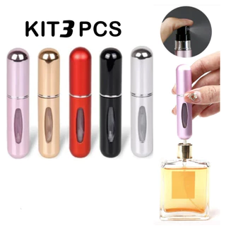 KIT 3 Pcs Porta Perfume Recarregavel Portatil Spray 5ml em Oferta na Shopee