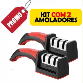 Amolador Afiador De Facas Em Aço Inox Afiadores Amolador De Facas Profissional Promoção em Oferta na Shopee