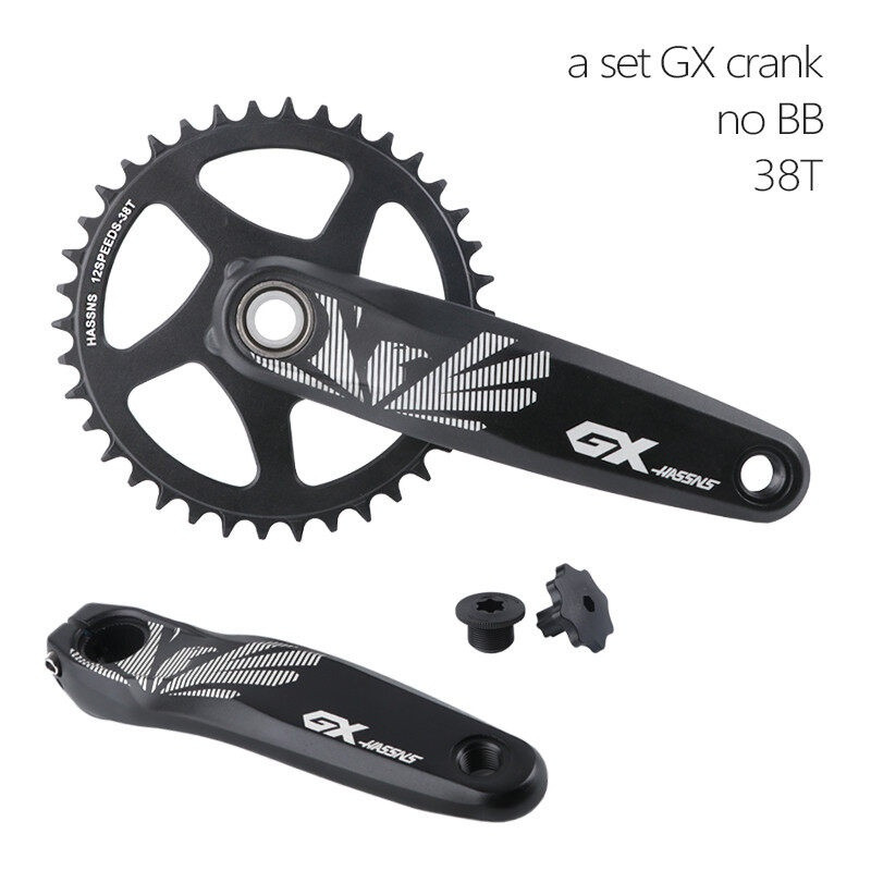 HASSNS GX Pedivela MTB Alumínio 170mm 175mm 30T 32T 34T 36T 38T