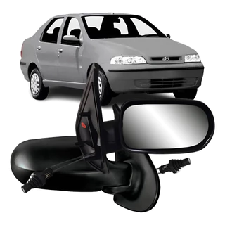 Par Retrovisor Fiat Siena 2001 2002 2003 C/controle 4 Portas