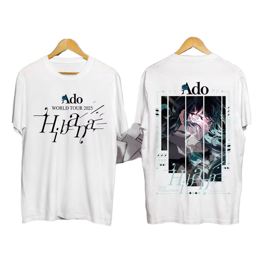Camiseta 2025 New Ado Hibana World Tour Preta E Branca | Shopee Brasil
