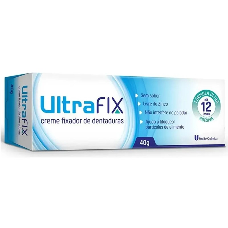Ultrafix Creme Fixador De Dentaduras 40g - União Química | Shopee Brasil