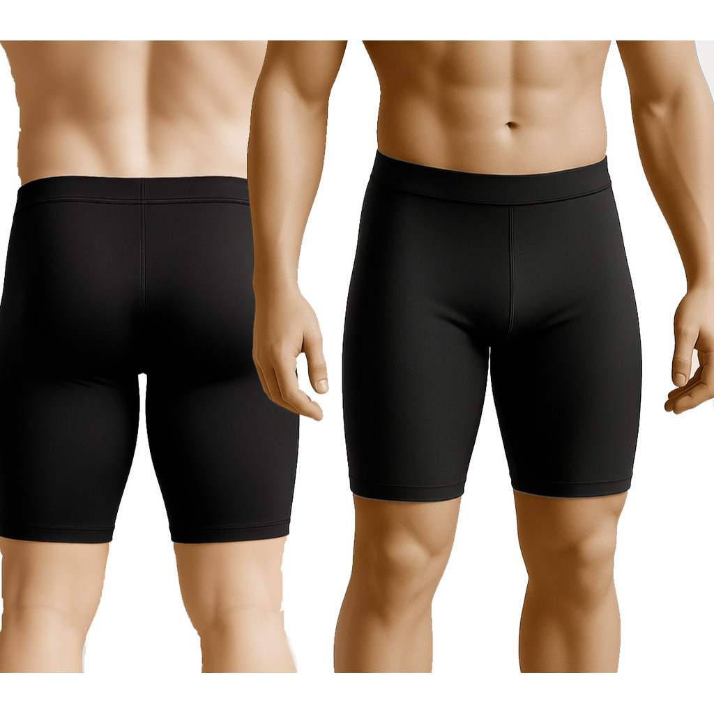 Short Térmico Masculino Segunda Pele Compressão Proteção Para Esportes ...