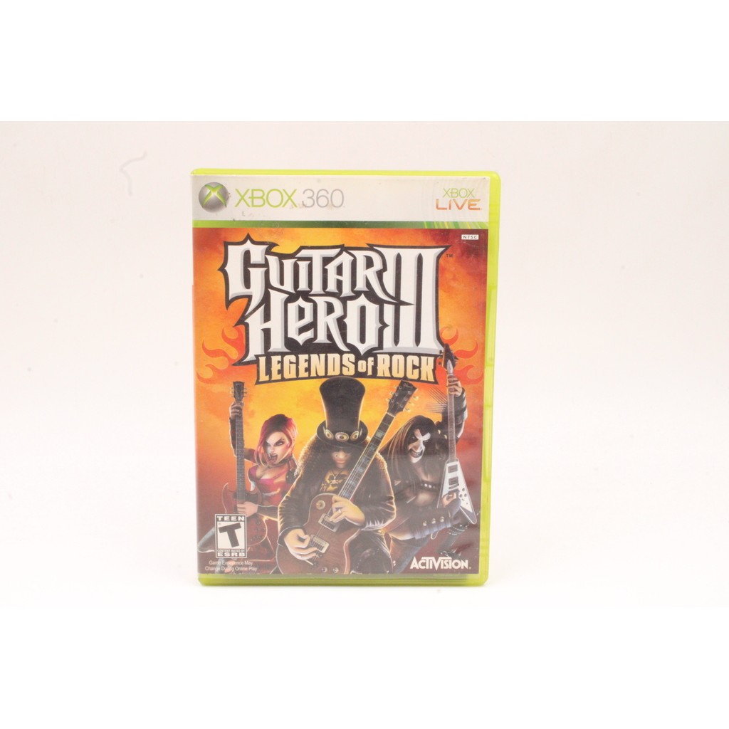 Guitar Hero III : Legends of Rock - X360 - Jeu Occasion Pas Cher