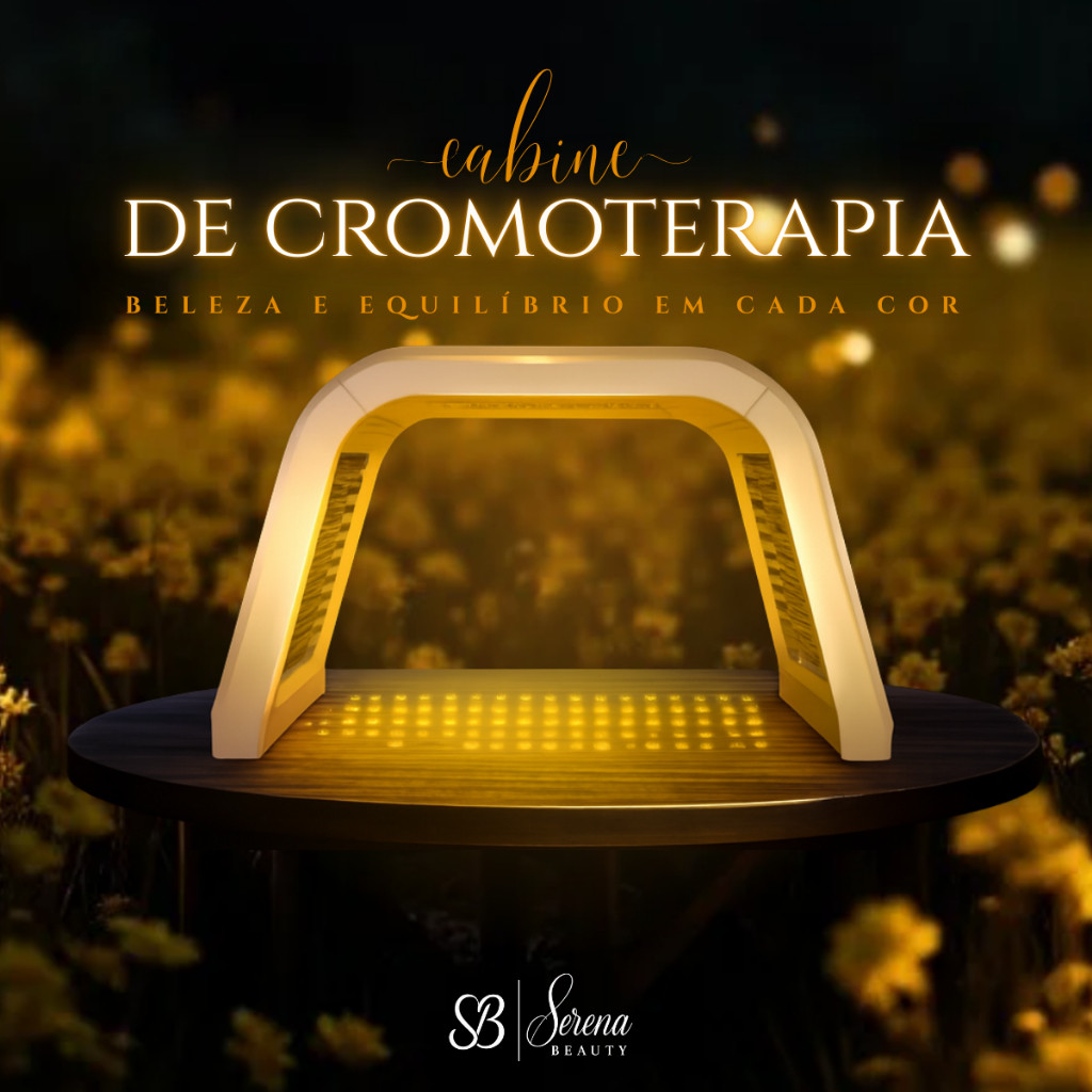 Cabine de Fototerapia Cromoterapia Ômega Light LED 7 Cores