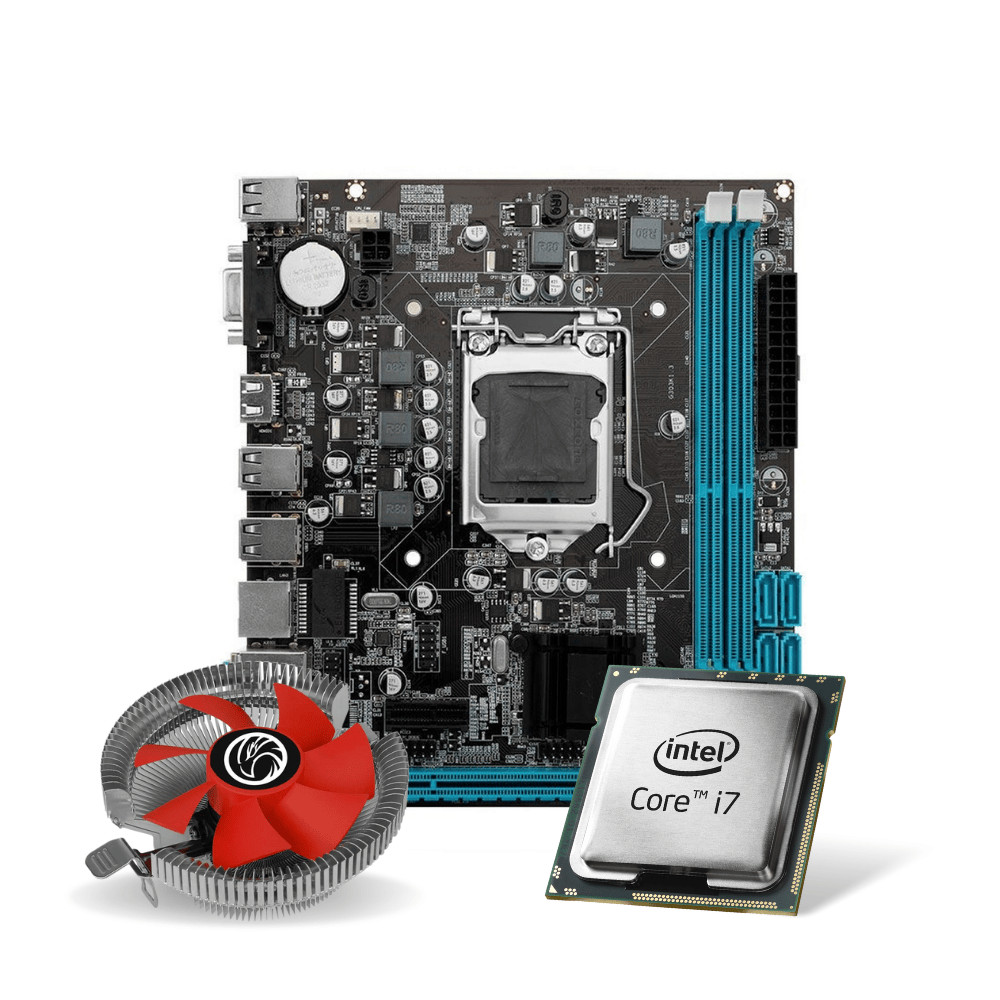 Kit Pl Mãe H61 + Processador I7 3770s+cooler | Shopee Brasil