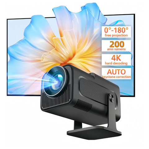 Mini Projetor 4K Portátil HY320 | Android, Full HD, Wifi e Bluetooth — foto 1 — Achou Levou Brasil