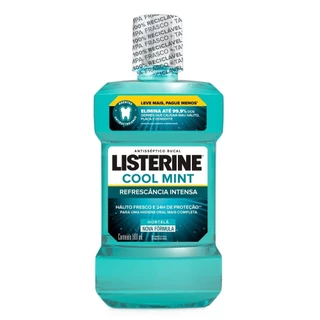 Enxaguante Bucal Listerine Cool Mint 500ml em Oferta na Shopee