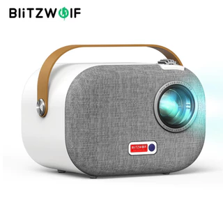 Blitzwolf ® V2 1080P Projetor Android Correção Keystone Automática 5G-WIFI 200ANSI Lumens 9.0 Google Assistente Portátil em Oferta na Shopee