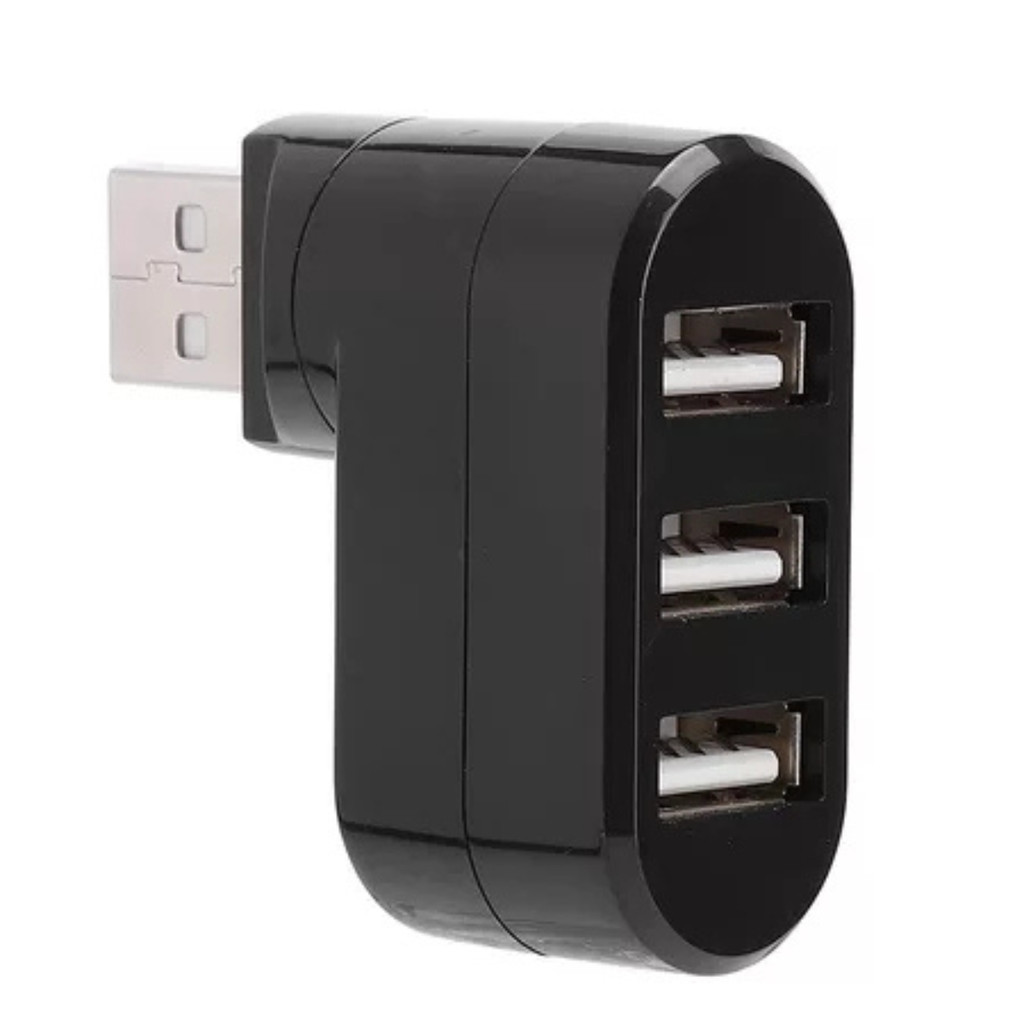 Hub USB Giratório 3 Portas 180° Compatível com Pc e Notebook | Shopee ...