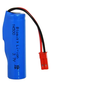 Bateria 14500 3000mAh 3.7v P/ Carrinhos Recarregavel Plug Jst Bec
