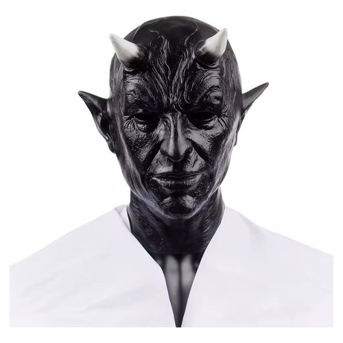 Máscara Látex Diabo Demonio Capeta Terror Halloween Carnaval