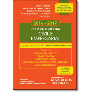 Mini Vade Mecum Civil e Empresarial 2016-2017: Legislação Selecionada Para Oab, Concursos e Prática Profissional