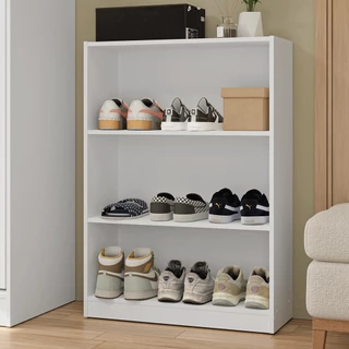 Estante Sapateira 3 Prateleiras Sem Portas Branco Madesa em Oferta na Shopee