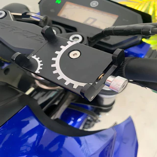 Suporte de Celular GPS Universal para Bike, Moto e Bicicleta - Alumínio Resistente e Ajustável- Aqua