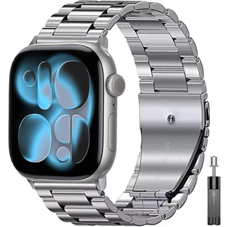 Pulseira aço inoxidável sólido Elos 3 Para SMARTWatch 38 40 42 44 41 45 46 49 mm-NÃO INCLUI RELOGIO