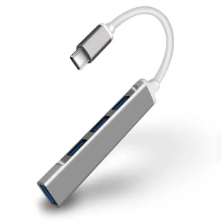 Hub Usb Type-c 4 Portas Usb 3.0 5 Gbpsyihan em Oferta na Shopee