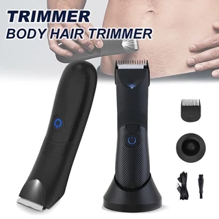Depilador elétrico para partes íntimas masculinas e femininas, aparador de pelos e cabelo