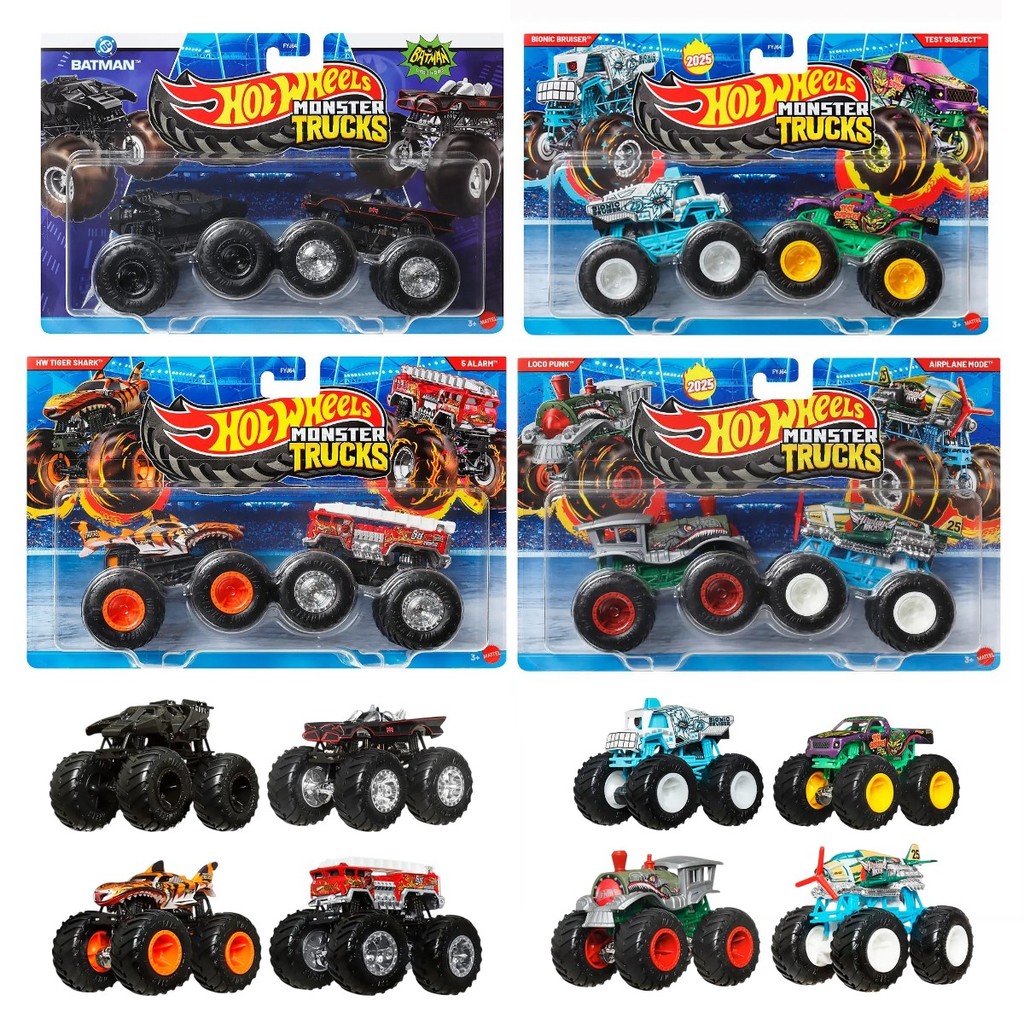 Hot Wheels 1:64 Monster Trucks Pack Duplo Á Escolha Original