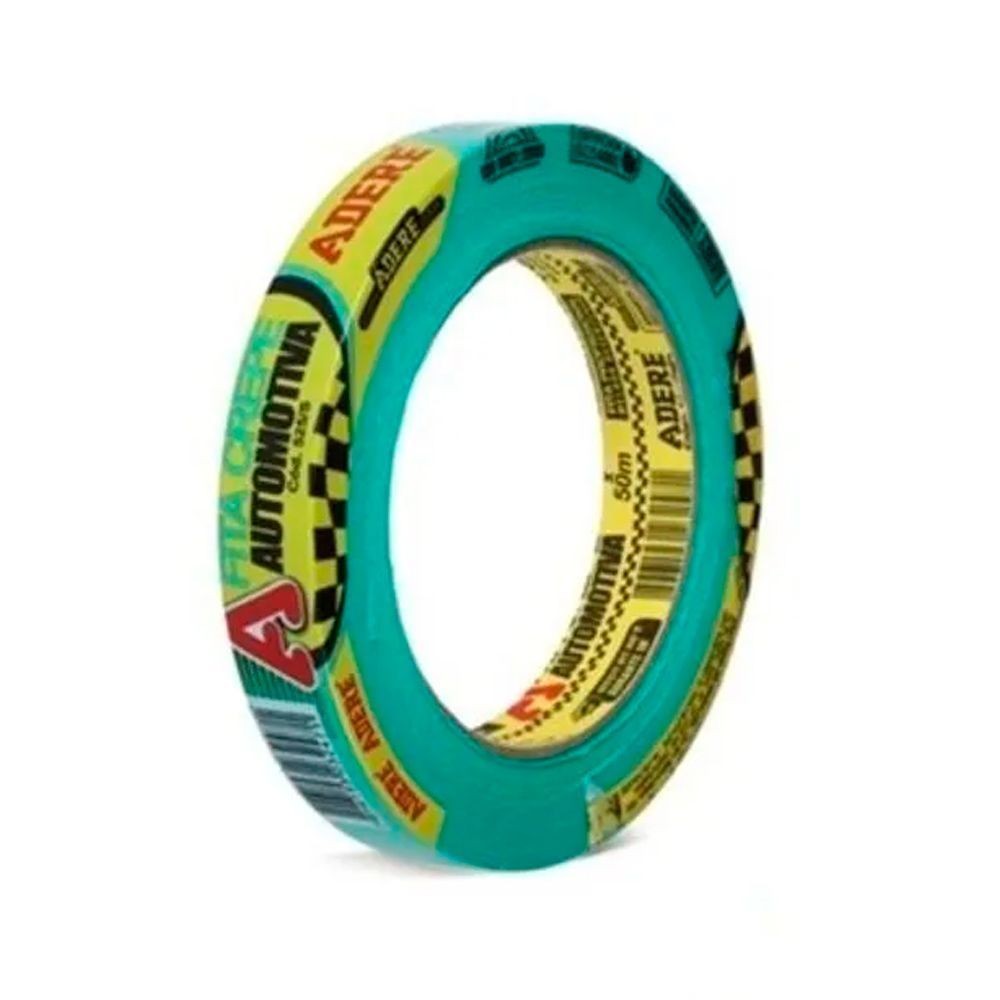 Fita Crepe Verde Automotiva 18mm X 40m