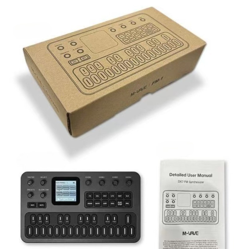 M-VAVE FM-1 MIDI Sintetizador 6 Operador Motor 32 Algoritmos16