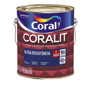 Tinta Coralit Ultra Resistência Acetinado Branco 3,6l
