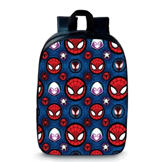 Mochila pequena prézinho escola infantil creches spider unissex novidade