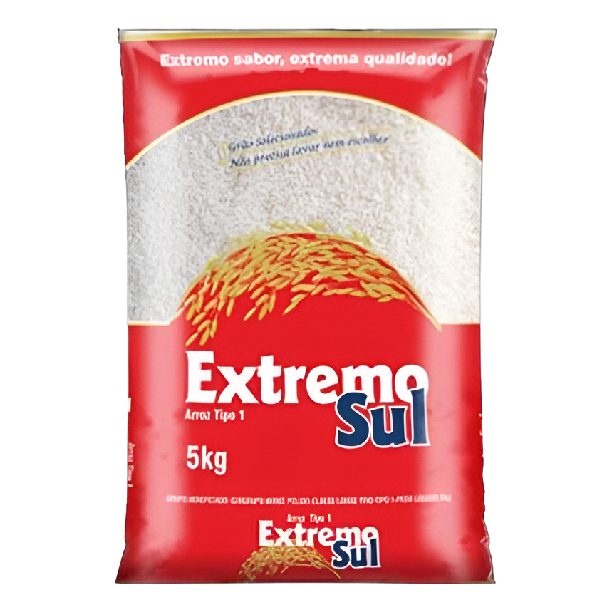 Arroz Branco Tipo 1 Extremo Sul 5kg | Shopee Brasil