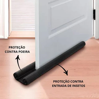 Kit 2 Veda Porta Proteção Protetor de Porta Rolinho Impermeável Duplo 80cm Comprimento