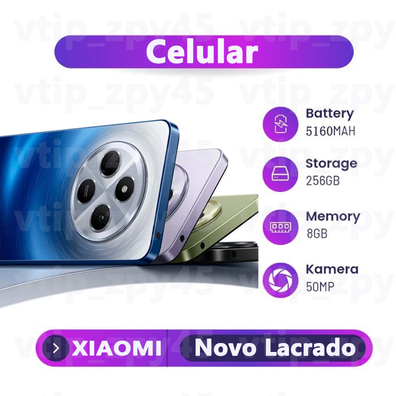 Celular Xiaomi Dual SIM 8/256GB COM NFC | Shopee Brasil