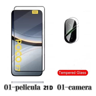 1-3 PC Película Para Poco F7 Poco F7 Ultra Poco F7 Pro e Película de Câmera e Pelicula Vidro 21D