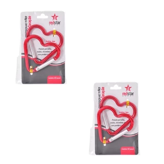 Chaveiro Mosquetão Alumínio 4 Peças 5.2x5.2cm em Oferta na Shopee