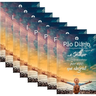 Kit 8 Livros Pão Diário | 365 Reflexões para o seu tempo com Deus | Bondade de Deus - Salmo 126:3 | 2026 em Oferta na Shopee