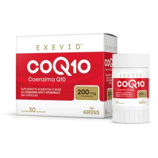 EXEVID COQ10 200MG 30 CAPSULAS em Oferta na Shopee