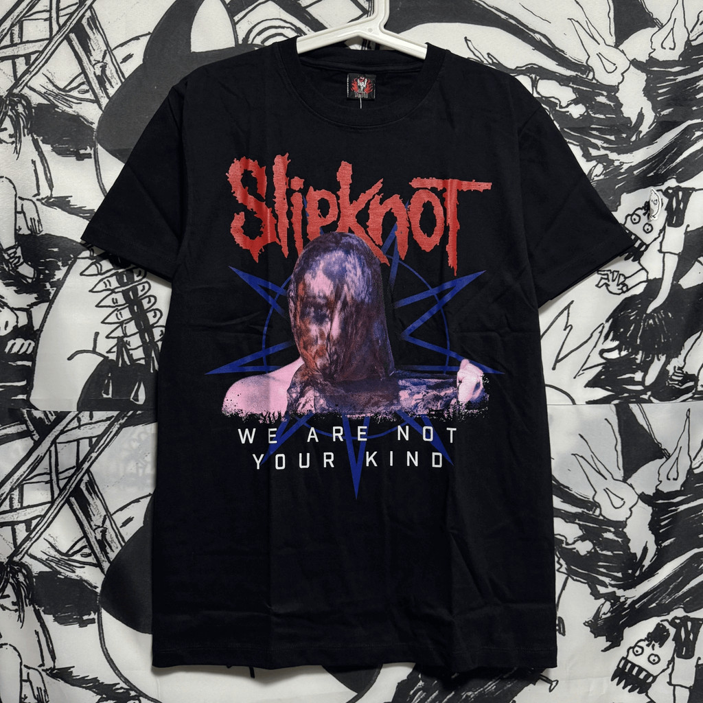 Music.Soul Camiseta Masculina Slipknot Oversized Slipknot Vermelha