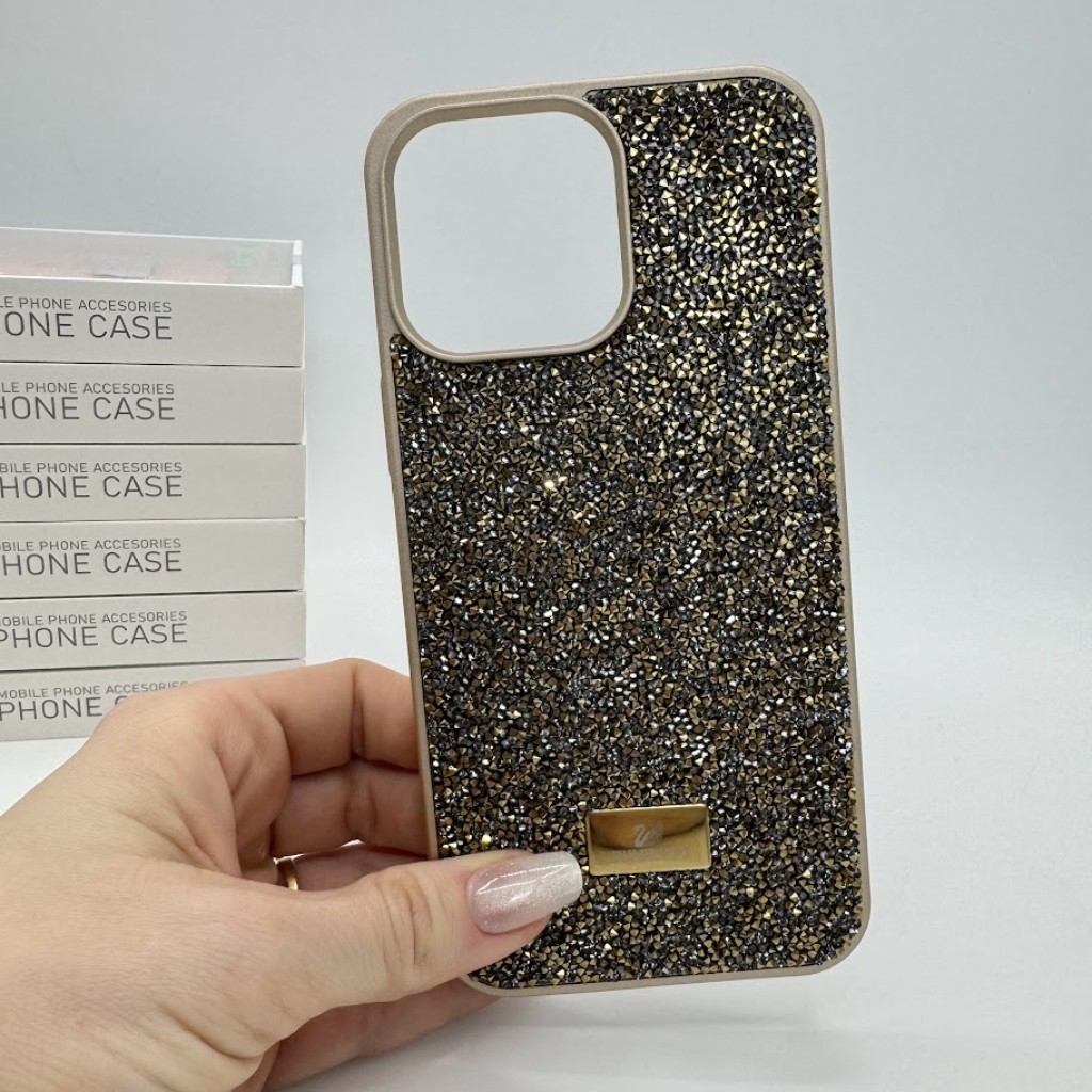 Capa iPhone 14 / 14 Pro Max Capinha Brilhante Glitter Swarovski