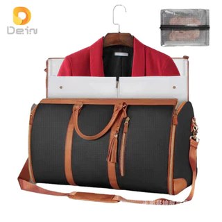 Bolsa de Viagem 2 em 1 Unissex – Mala de Mão + Porta Terno Vestido Resistente à Água em Oferta na Shopee