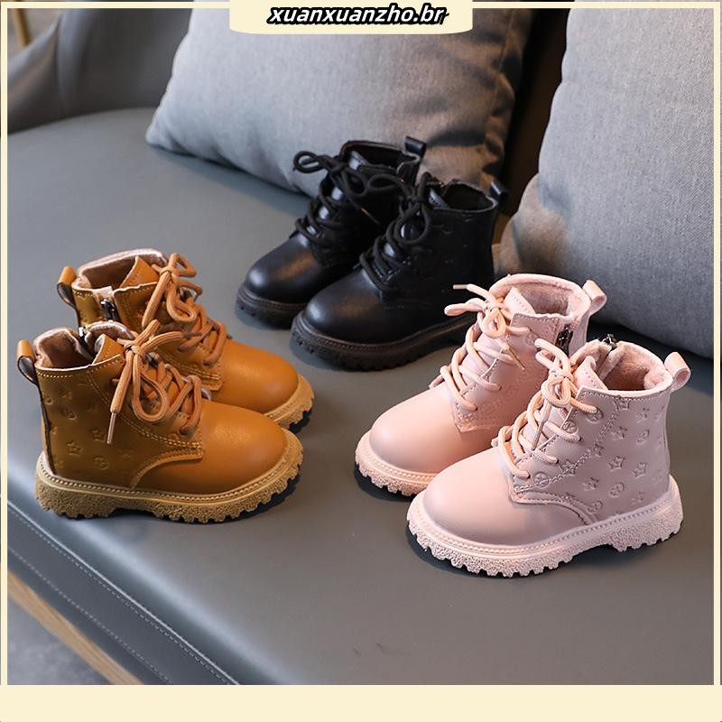 Botas Infantis Bota De Menina De Anos Coturno Infantil Bota
